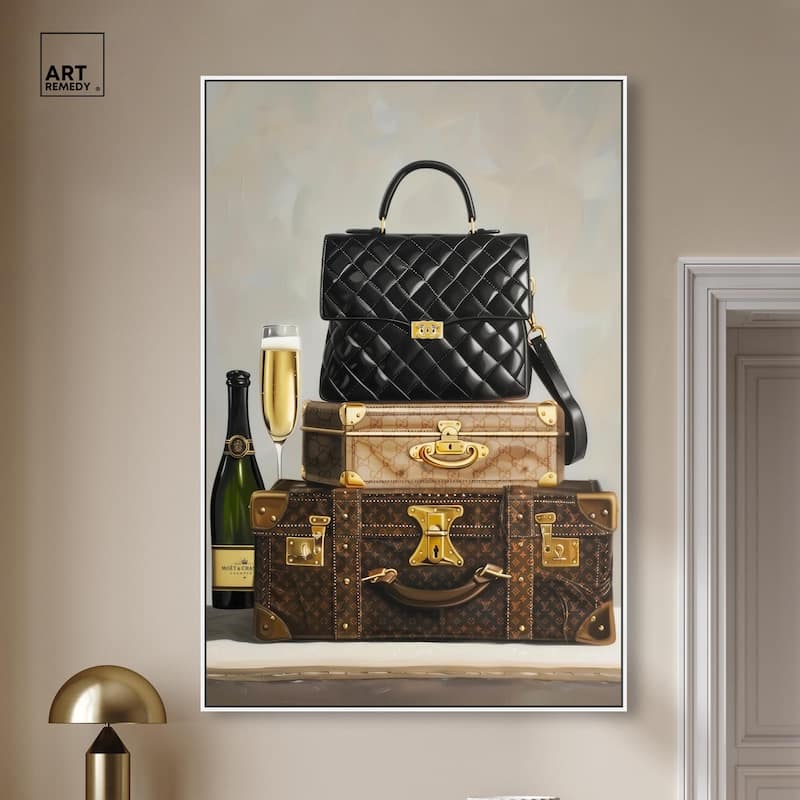Getaway Necessities Canvas by Art Remedy