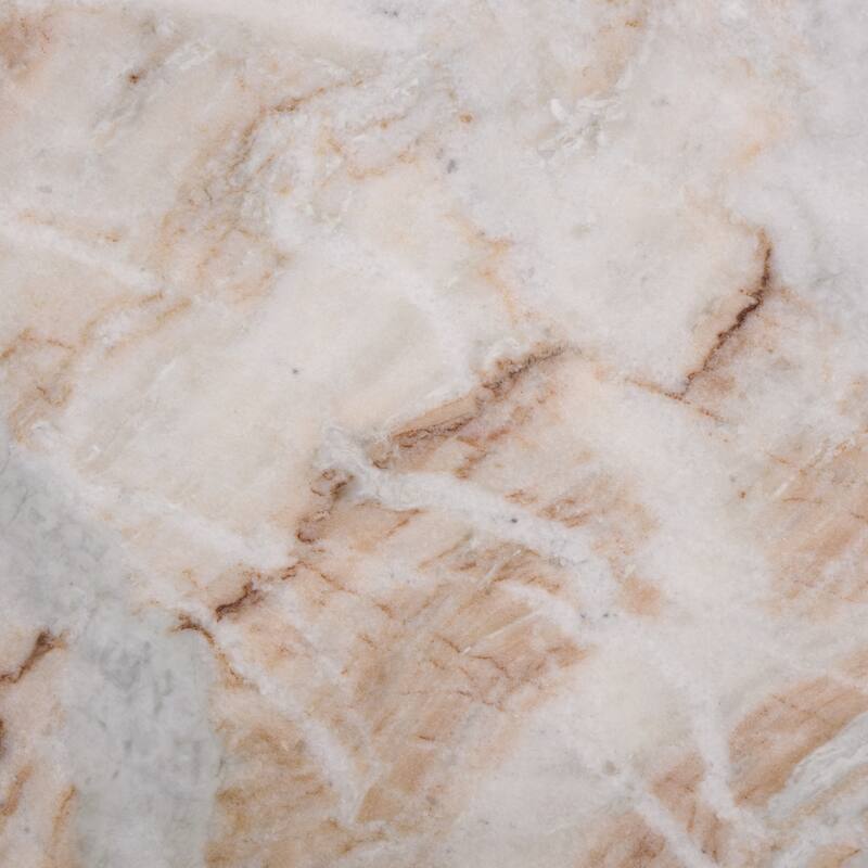 SAFAVIEH Couture Macklyn Square Marble Top Accent Table - 10"W x 10"D x 18"H