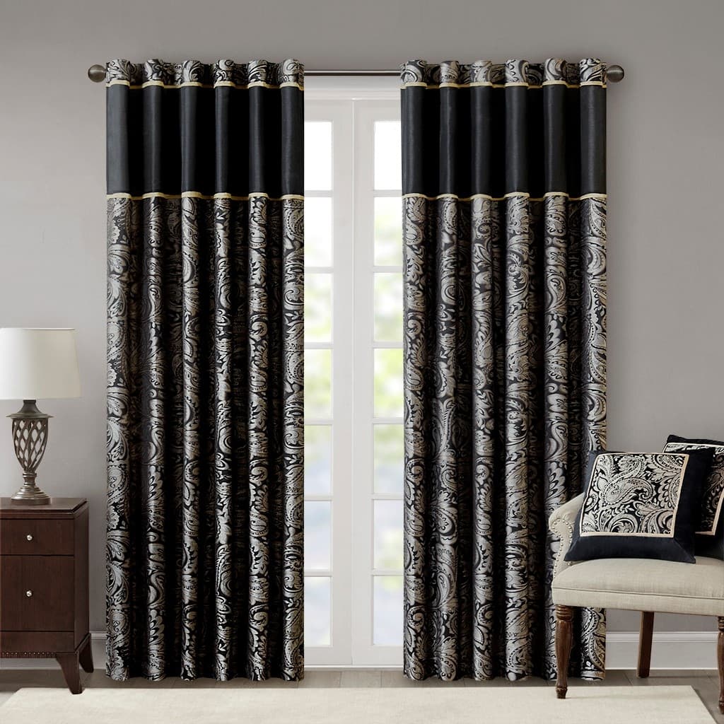 Jacquard Curtain Panel