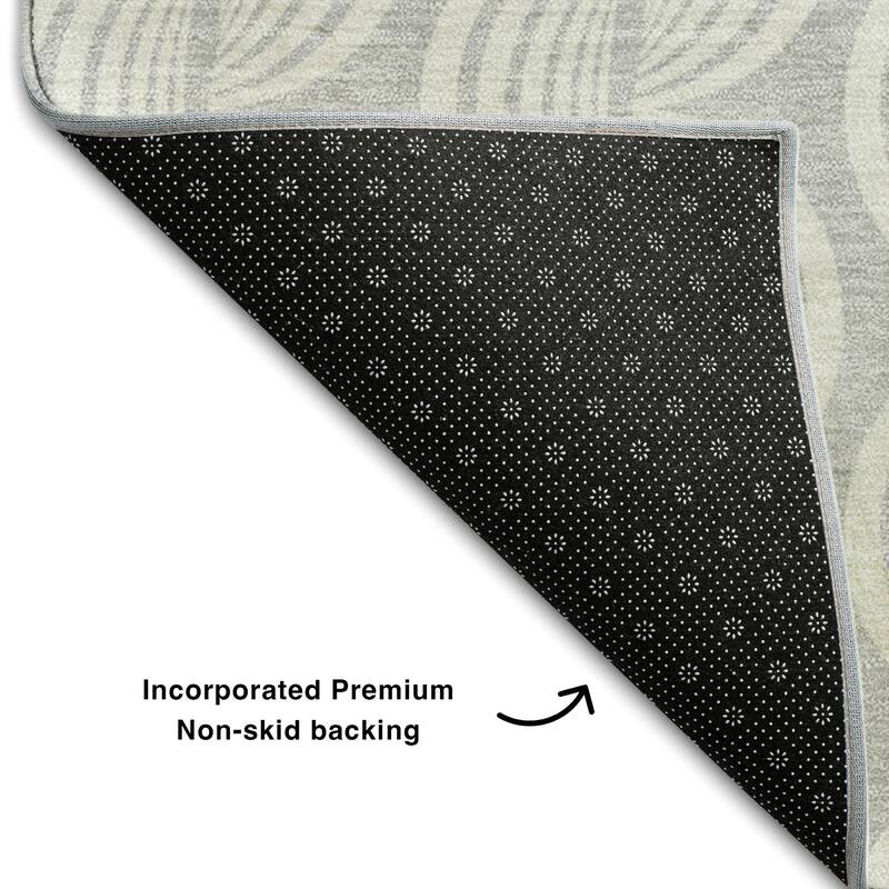 Premium Washable Super Soft Modern Scallop Mayfield Rug
