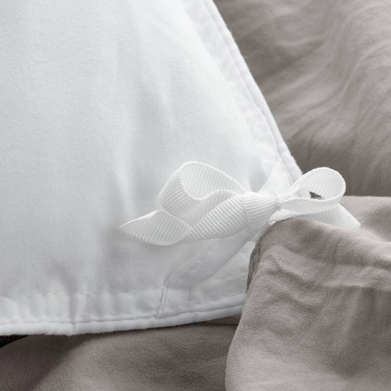 Bare Home Premium Washed Microfiber Duvet Cover and Sham Set