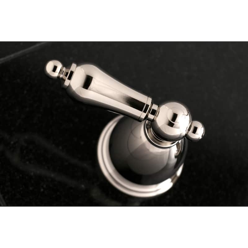 Heritage 3-Hole Wall Mount Roman Tub Faucet in Brushed Nickel