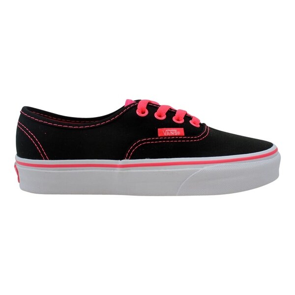 black authentic vans size 4