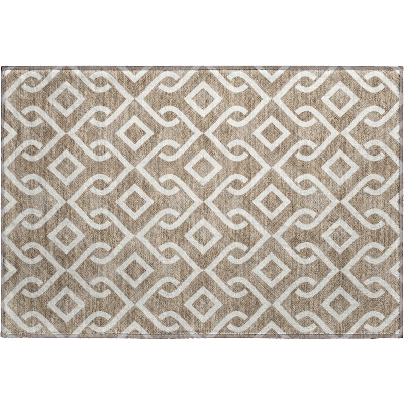 Premium Washable Super Soft Modern Medallions Mayfield Rug