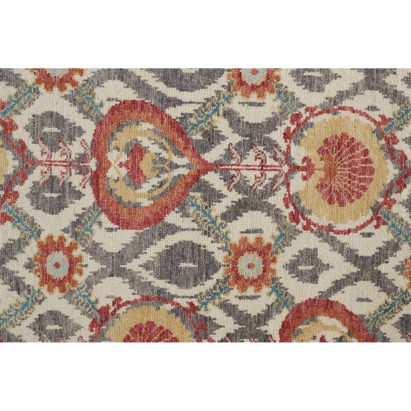 Yuzi Floral Stain Resistant Soft Area Rug By HomeRoots - 2' x 3'