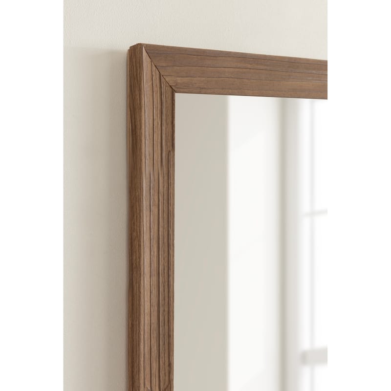 Kate and Laurel Travon Rectangle Bathroom Wall Mirror
