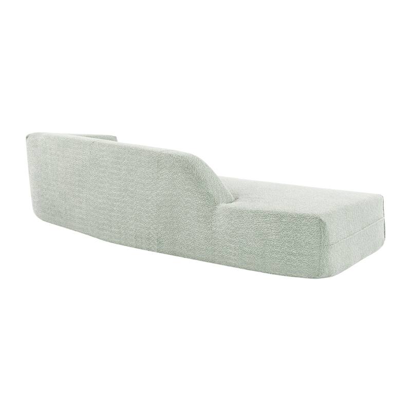 109.4" Modern Boucle Fabric Curved Sofa