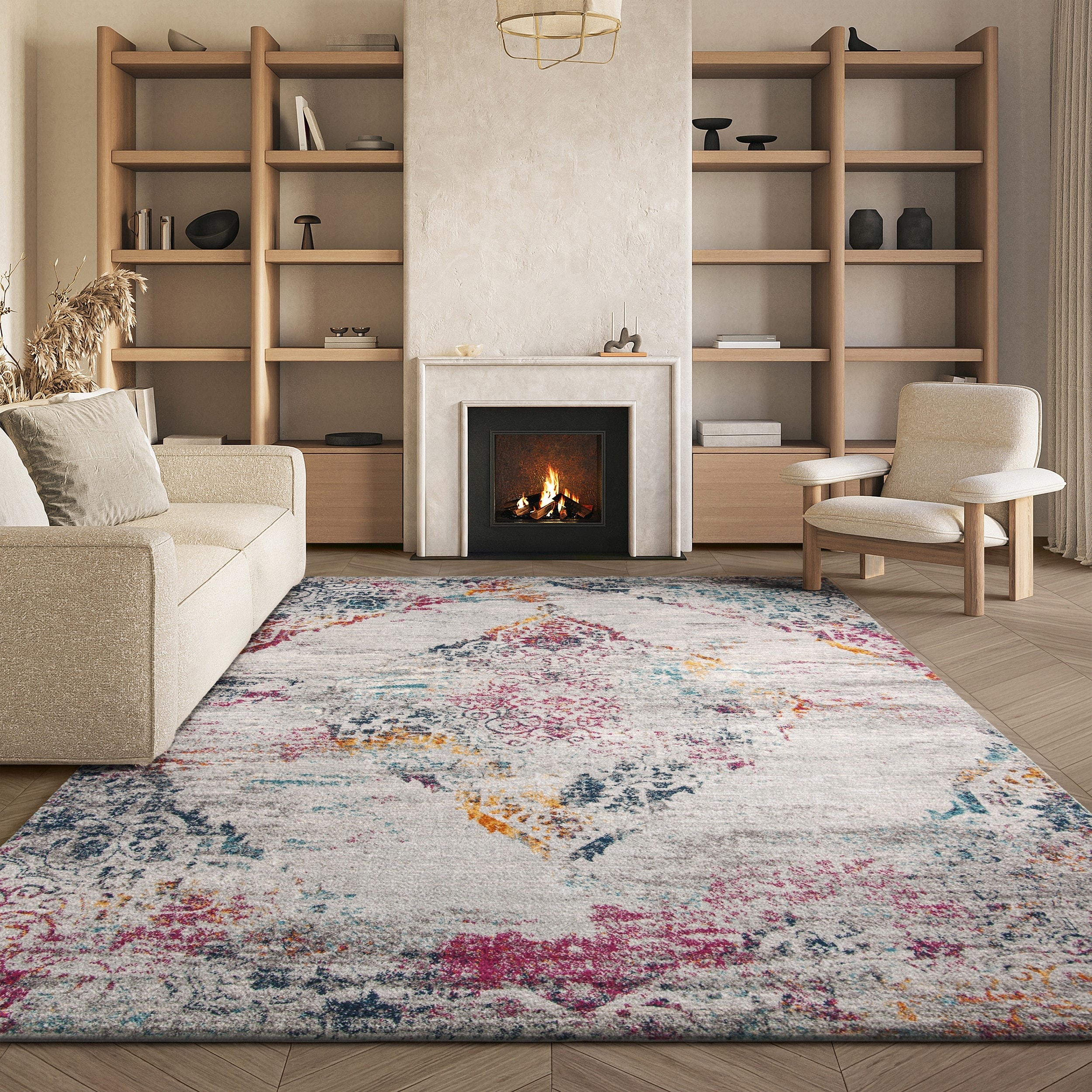 SAFAVIEH Madison Marilee Vintage Boho Oriental Rug