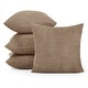 preview thumbnail 67 of 90, Deconovo Throw Pillow Covers, Corduroy Striped Decorative Covers, Set of 4