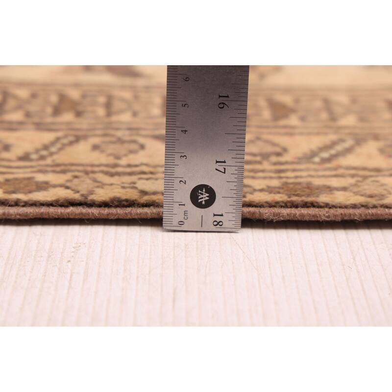 ECARPETGALLERY Hand-knotted Finest Kargahi Copper Wool Rug - 6'7 x 9'2