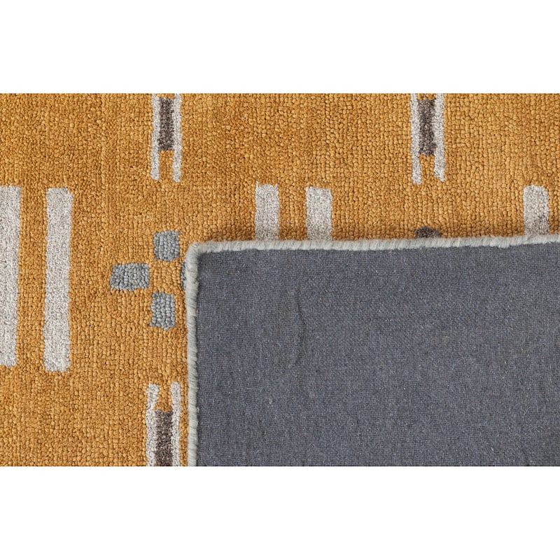 Terra by Obeetee Freya Ida Gold Rug