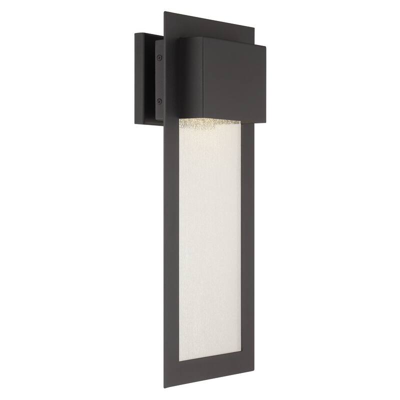 The Great Outdoors 72382-L Westgate 16" Tall LED Outdoor Wall Sconce - Sand Coal