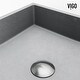 preview thumbnail 10 of 11, VIGO Alhambra 15"L x 15"W x 5"H Concreto Stone Square Bathroom Vessel Sink