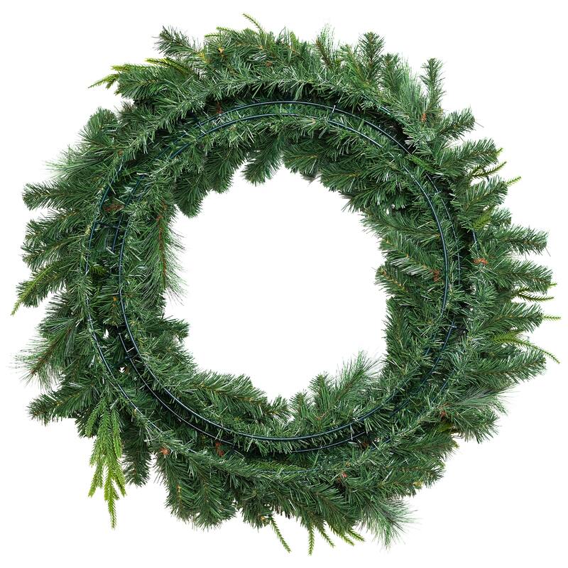 Cedar and Pine Artificial Christmas Wreath - 36" - Unlit