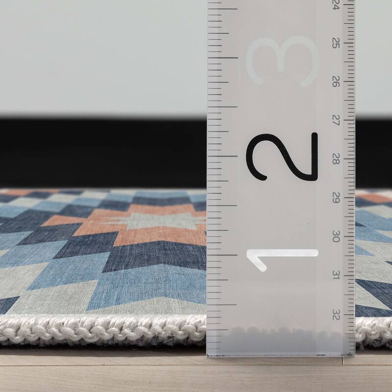 Well Woven Apollo Albuquerque Southwestern Machine Washable Area Rug