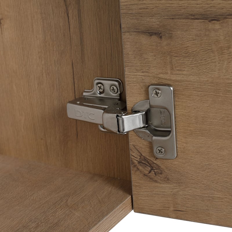 18 Inch Single Sink Bathroom Vanity with Soft Close Door, 18x10