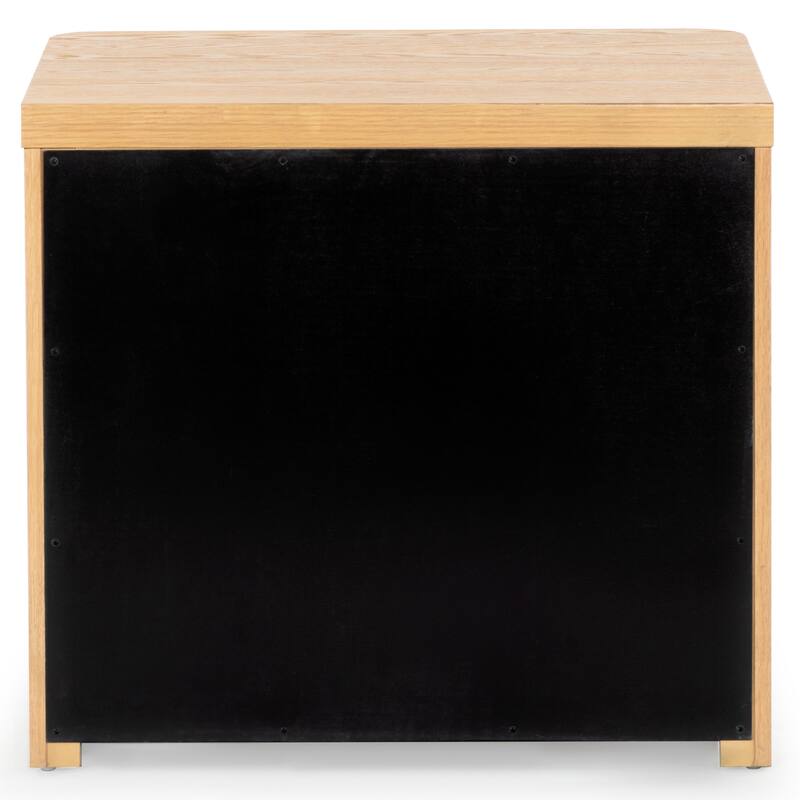 SAFAVIEH Couture Raylie 2 Drawer Wood Nightstand