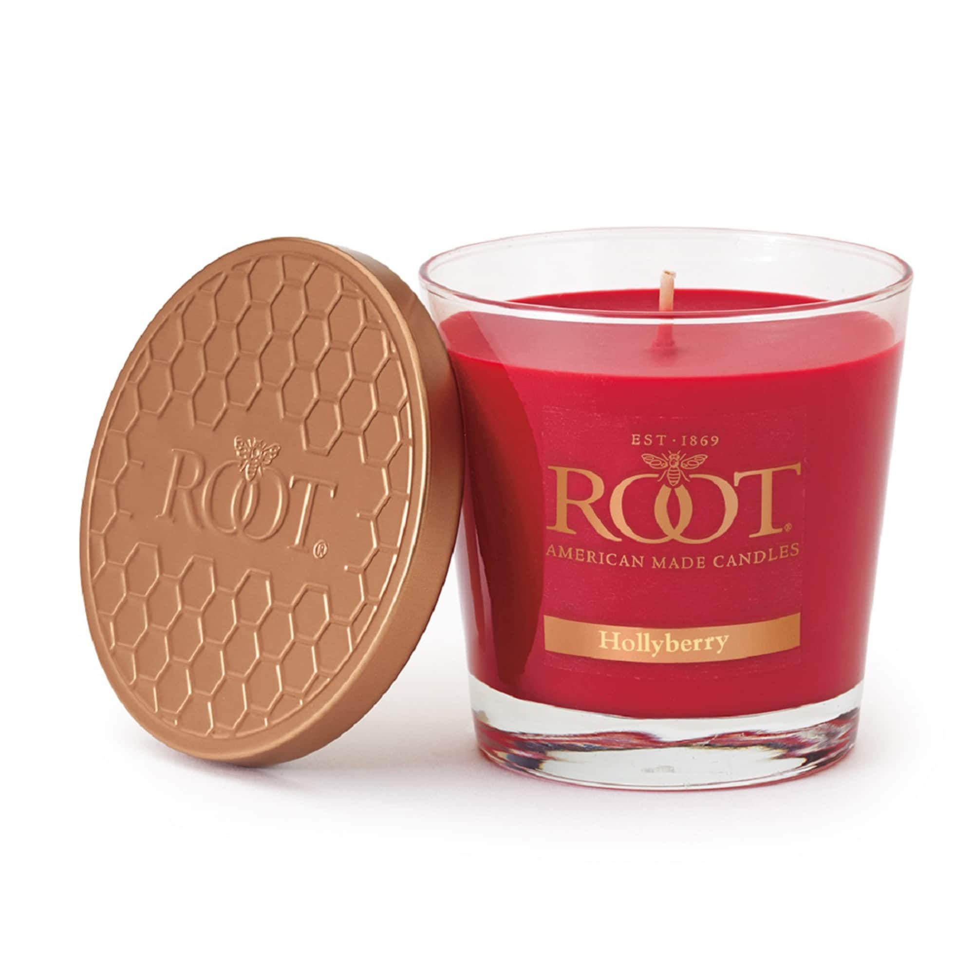 Root Candles Hollyberry 6.3 oz Small Veriglass Jar - Bed Bath & Beyond ...