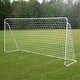 preview thumbnail 7 of 6, 12'x6' Portable Soccer Goal - White