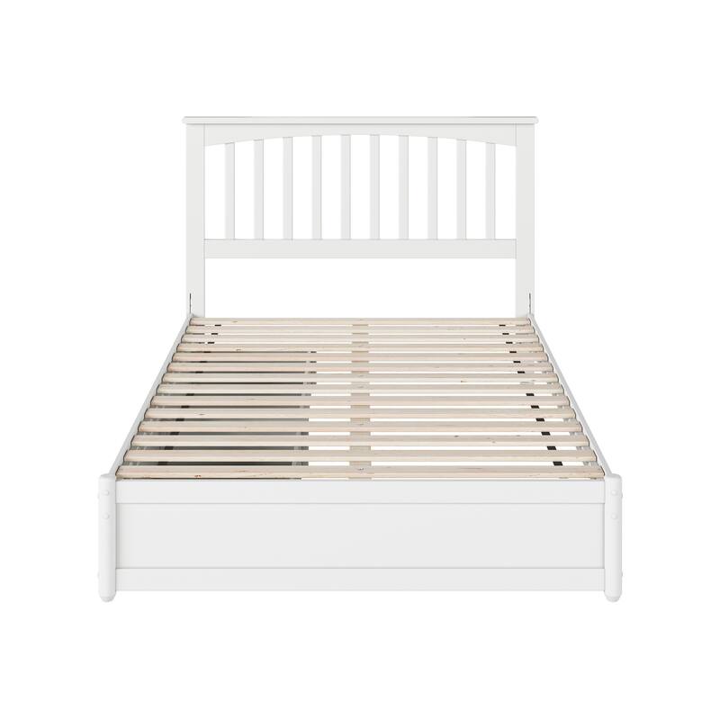 Everett Platform Bed with Panel Footboard and Storage Drawers