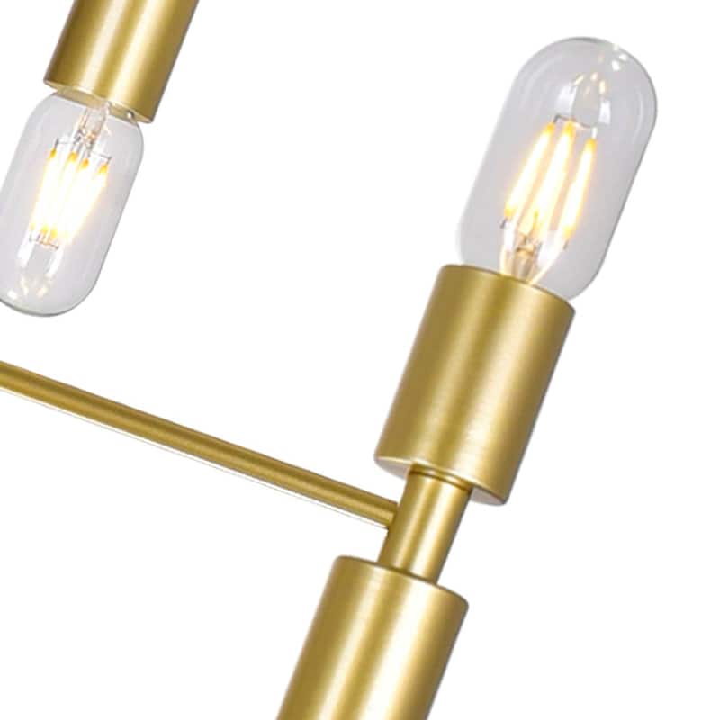 Hand Crank 12 Light Chandelier With Medallion Gold Finish - Medallion Gold