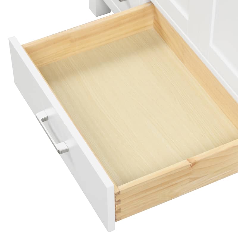 Blossom Geneva 48" Freestanding Bathroom Vanity with Marble Top & Sink