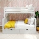 preview thumbnail 11 of 25, Max and Lily Twin over Full Bunk Bed with Ladder and Storage Drawers