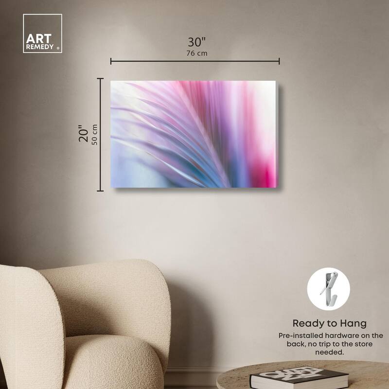 Pastel Speed II Canvas by Art Remedy, Gallery Wrapped