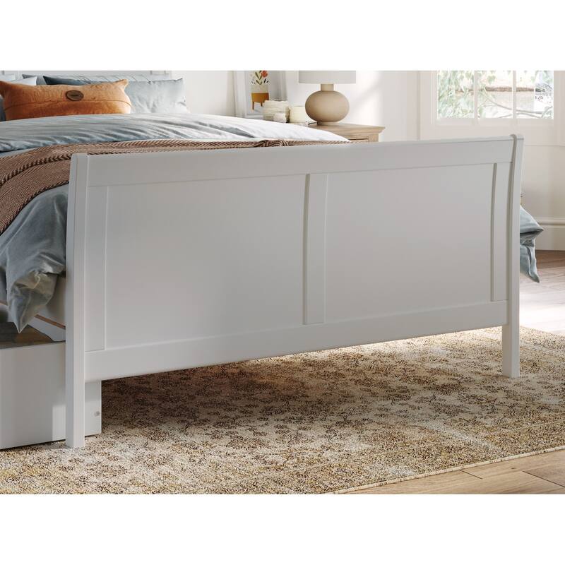AFI Portland Platform Bed with Matching Footboard & Storage Drawers