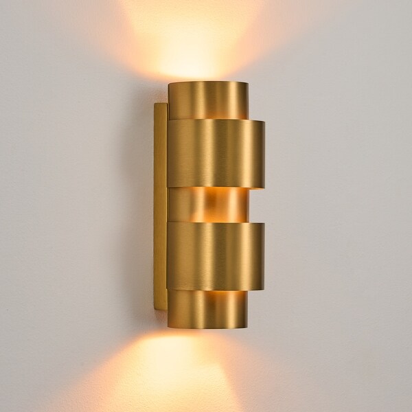 Flush fitting wall lights top