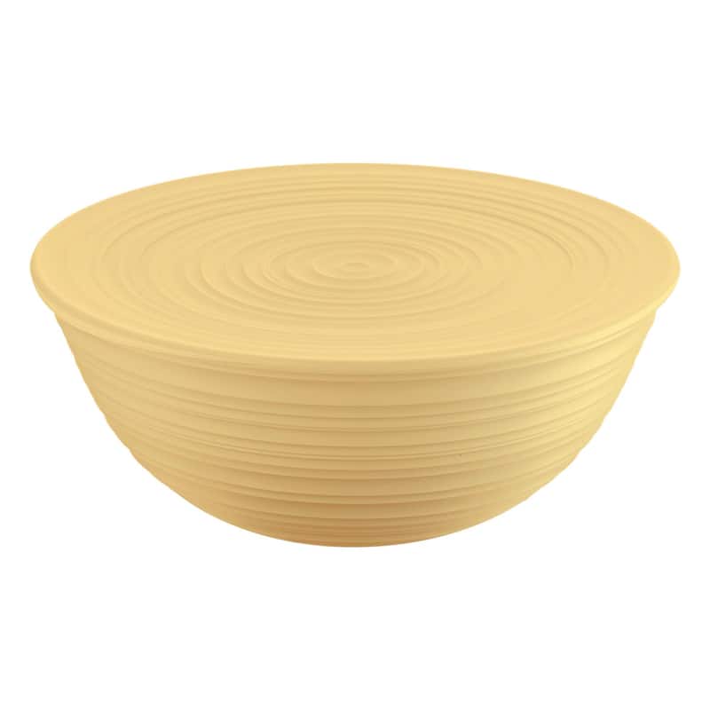 Guzzini Tierra Bowl with Lid - Mustard Yellow