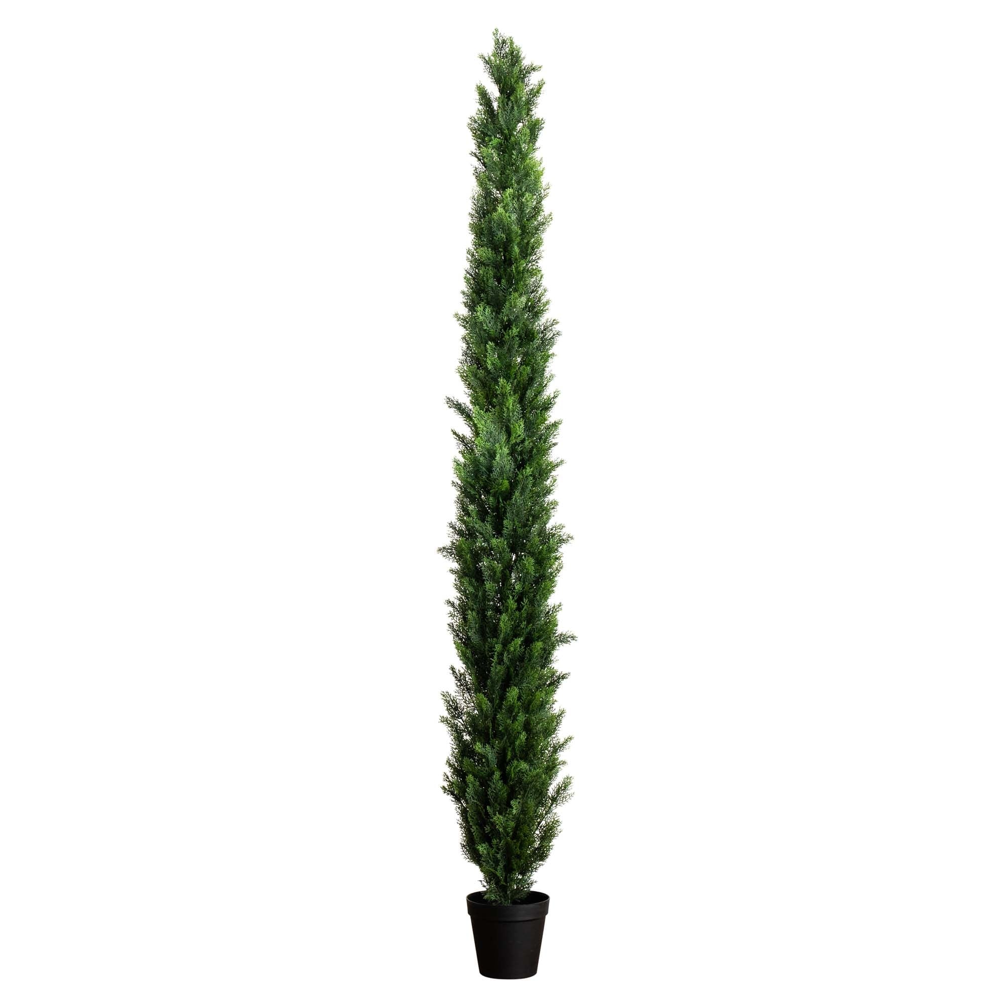10' UV Resistant Artificial Cedar Pine Tree (Indoor/Outdoor) - Green