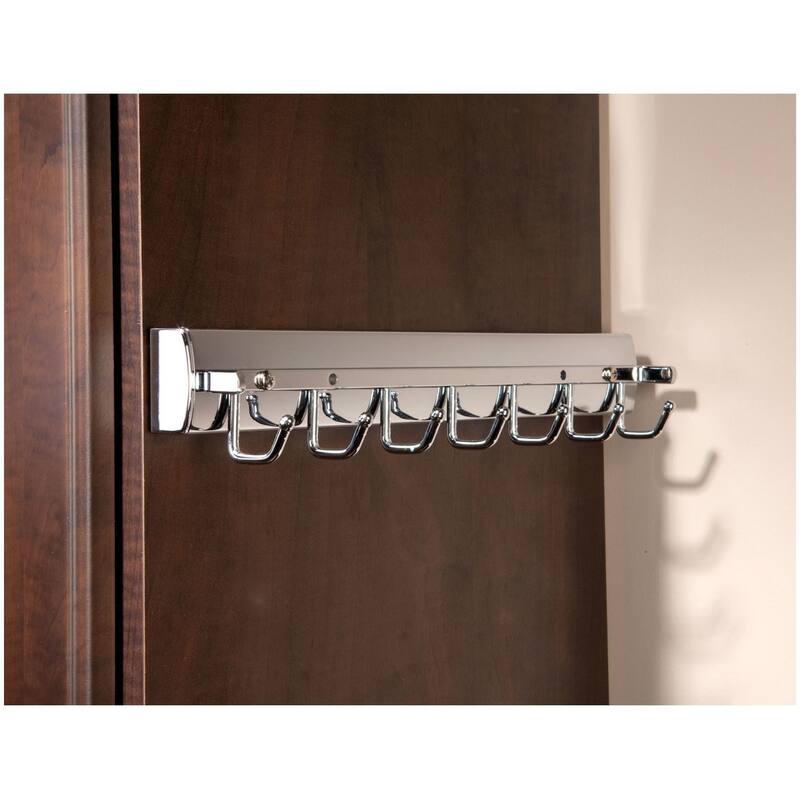 Rev-A-Shelf Sidelines 13-11/16 Inch Pull Out Belt Rack