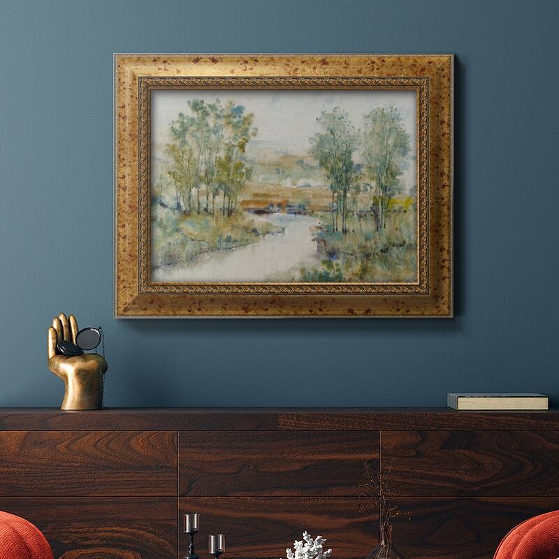 Trees on the Creek II Premium Framed Canvas- Ready to Hang