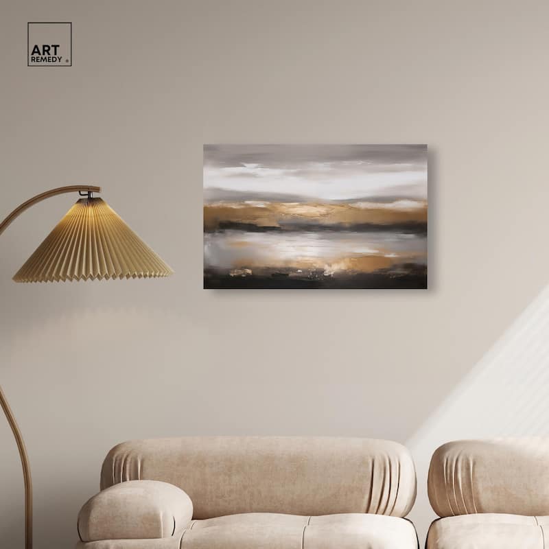 Dust and Gold Canvas by Art Remedy, Gallery Wrapped