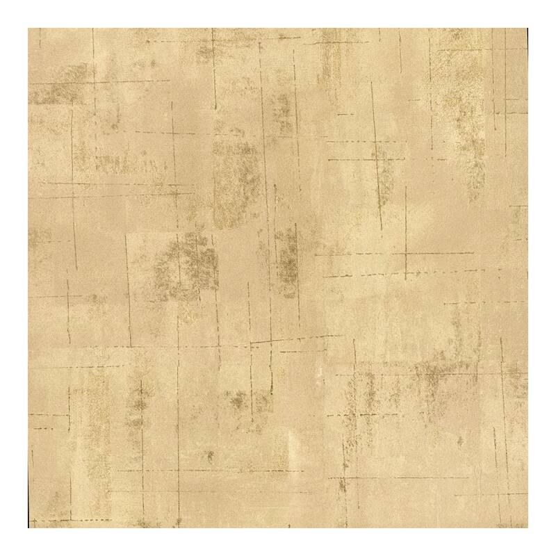 Brewster Ozone Gold Texture Wallpaper - 21 x 396 x 0.025