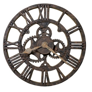 Howard Miller Allentown Oversized Industrial Gears Wall Clock