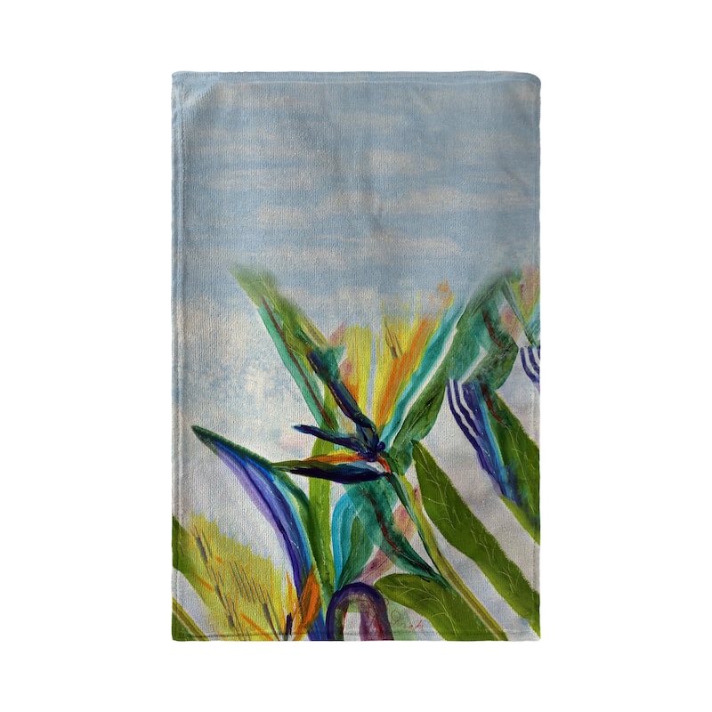 Teal Paradise II Kitchen Towel - 16x25