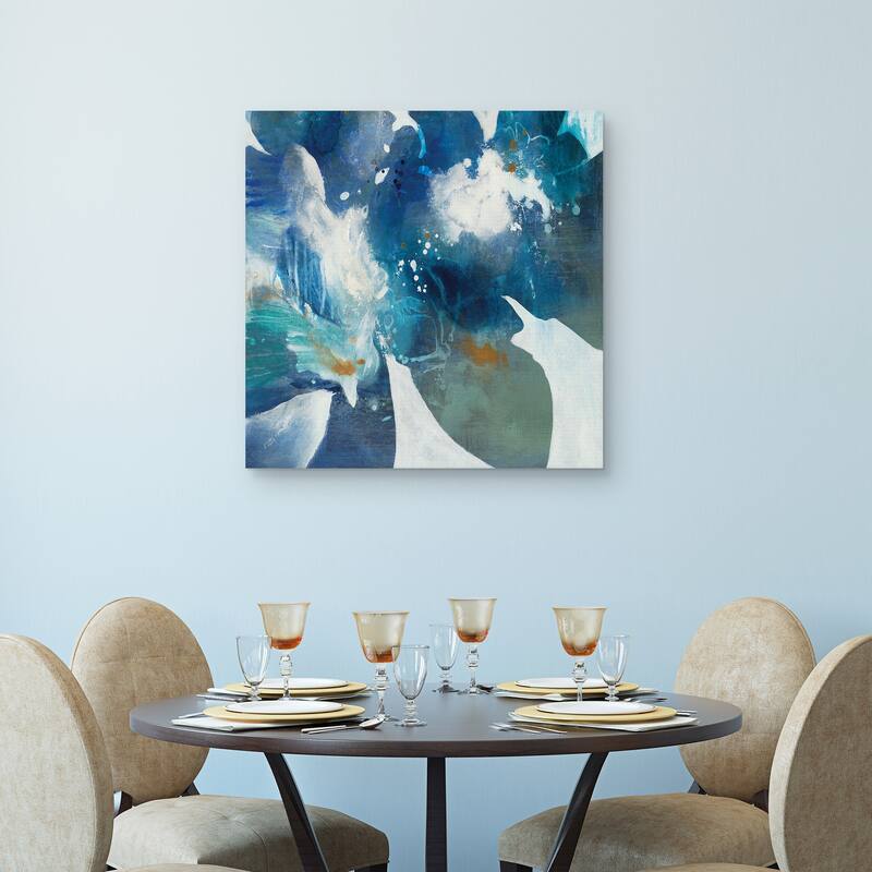 Indigo Fire by K. Nari Canvas Art Print
