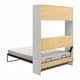 preview thumbnail 7 of 11, Signature Sleep Pinnacle Queen Murphy Bed, White and Walnut