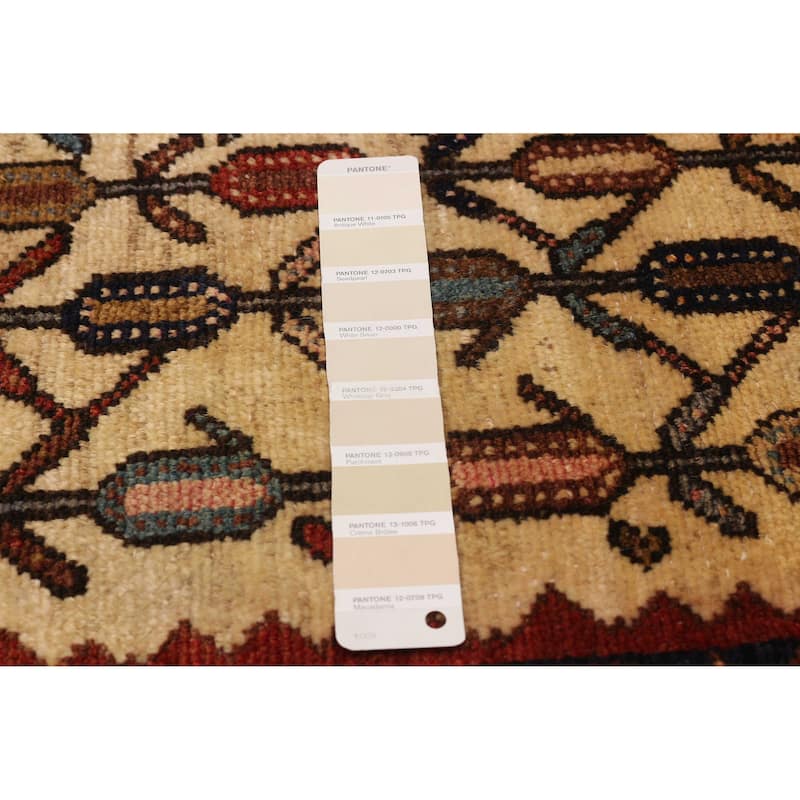 ECARPETGALLERY Hand-knotted Andelz Cream Wool Rug - 3'0 x 10'1