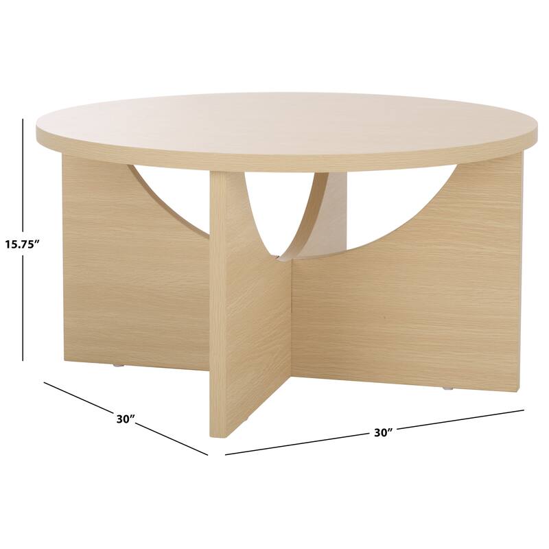 SAFAVIEH Home Elgin Coffee Table - 30"W x 30"D x 16"H