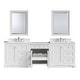 preview thumbnail 1 of 6, James Martin Vanities 825-V36GP-AB-EJP De Soto 102" Double Basin Birch Bright White - High Gloss