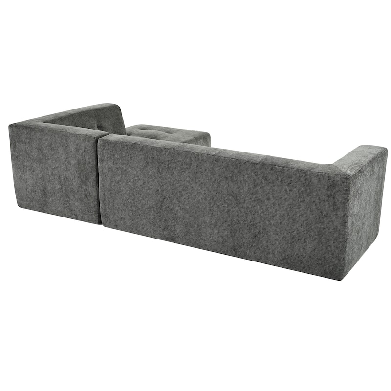 L-Shaped Modular Modular Combination Living Room Sofa Set Modern Minimalist Sofa, Upholstered Deep Seat Couches