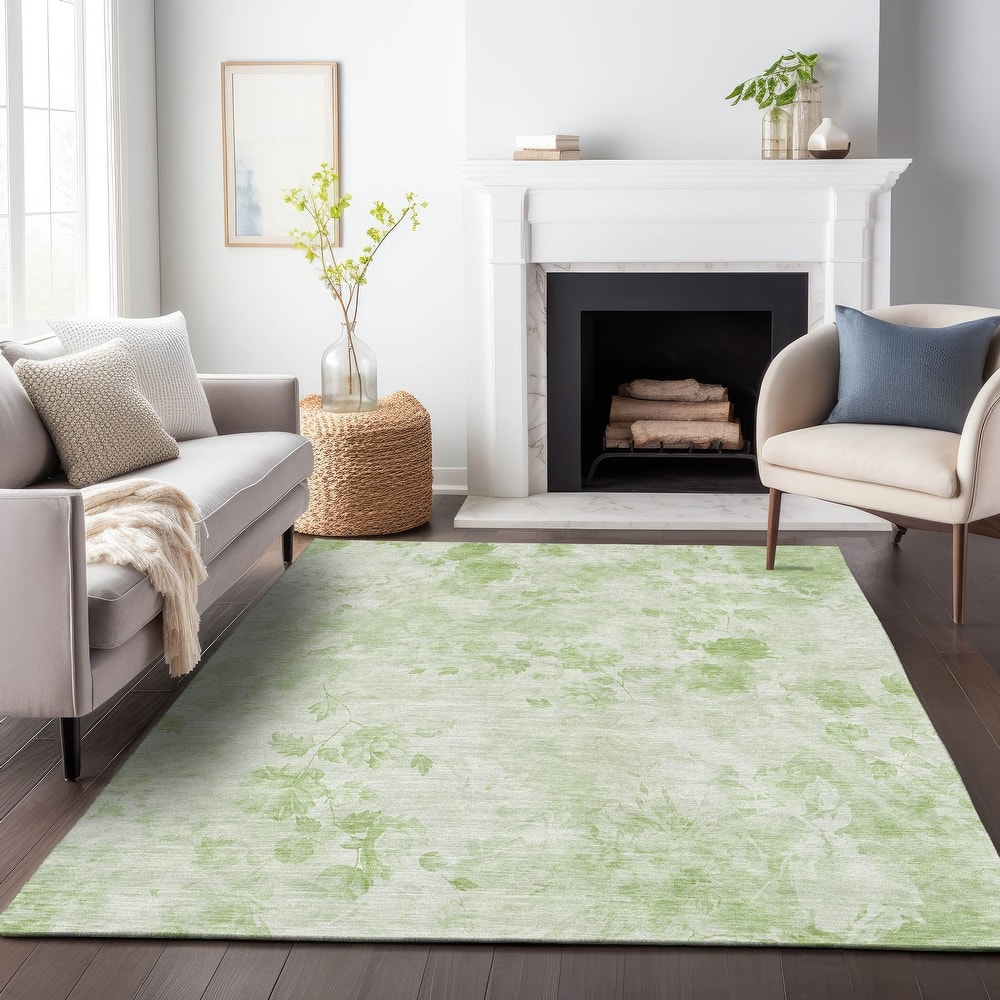 Premium Washable Super Soft Modern Floral Mayfield Rug