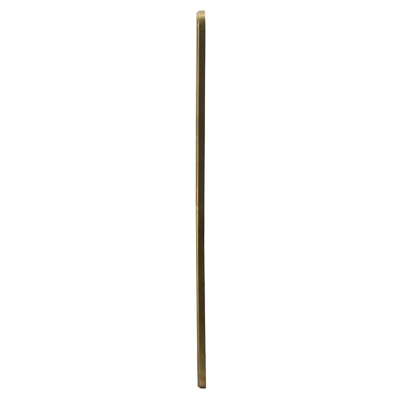47" Full Length Mirror with Antique Gold Metal Frame