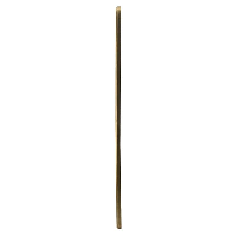 Full Length Mirror with Antique Gold Metal Frame