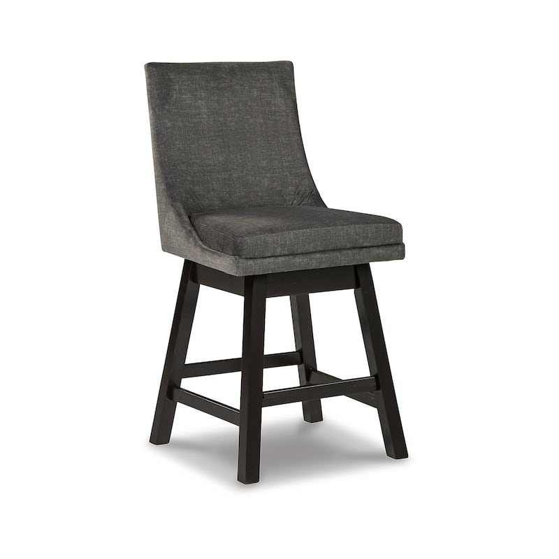 Signature Design by Ashley Tallenger Upholstered Swivel Stool (Set of 2)