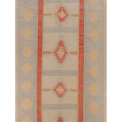 Hand Woven Oriental 100% Jute Carpet Southwestern Modern Beige & Ivories Kilim Area Rug - 10' 0'' X 8' 5''