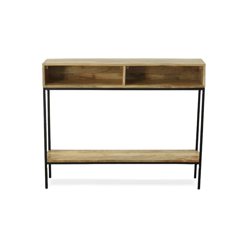 Brown Wood/Metal Ingrid Console
